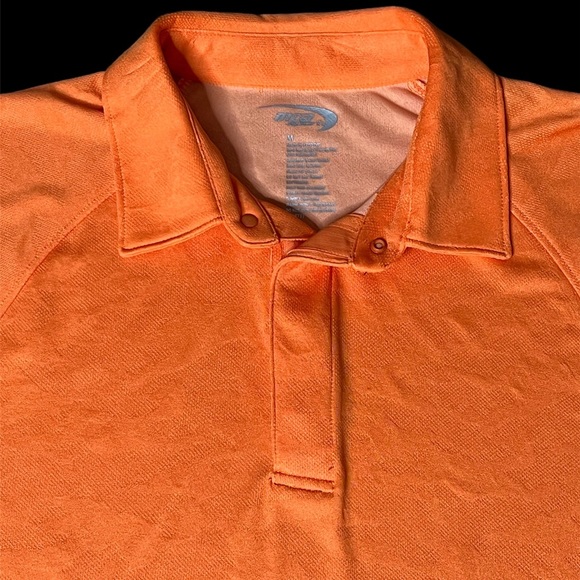MTA Sport Shirts Mens Mta Sport Short Sleeve Casual Polo Orange Nwt